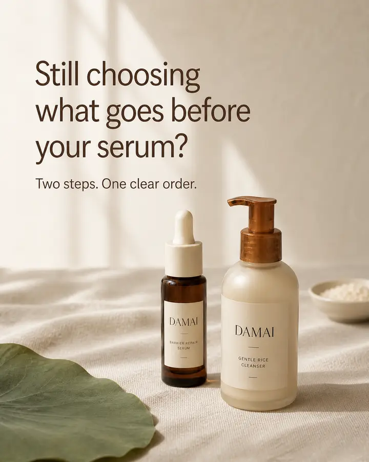 One example ad image made for a demo skincare store.